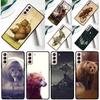 Милый мультяшный медведь Чехол для телефона Samsung Galaxy S25 Ultra S9 S10 S20 S21 FE S22 S23 S24 Plus S24 Ultra