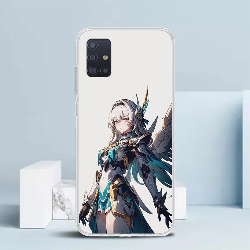 Чехол Honkai Star Rail Firefly Мягкий для Samsung Galaxy A12 A22 A32 A52 A72 A02S Чехол для телефона Note 20 Ultra 10 S10 Plus A51 A71 A50
