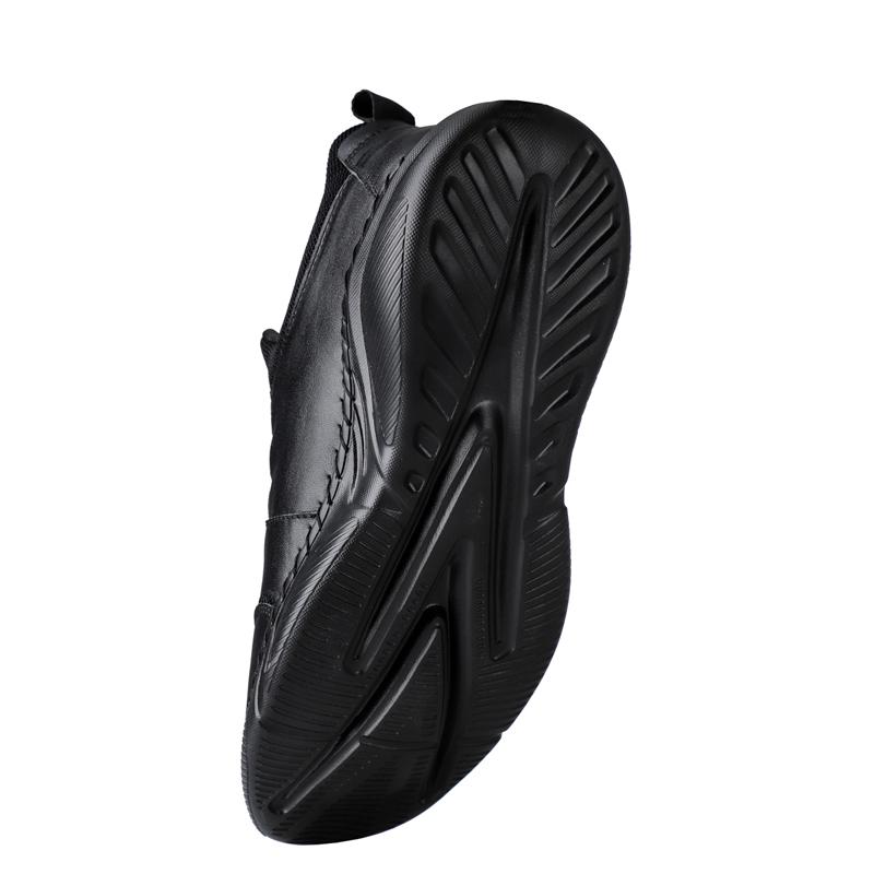 Модные черные кожаные мужские туфли ручной работы в стиле кэжуал, дизайнерские кроссовки, удобные кожаные мужские мокасины, обувь для вождения, большой размер 48