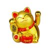 Solar Powered Lucky Cat Car Ornament Cartoon Wealth & Prosperity Cat Doll Auto Dashboard Decoration Cute Waving Car Accessories