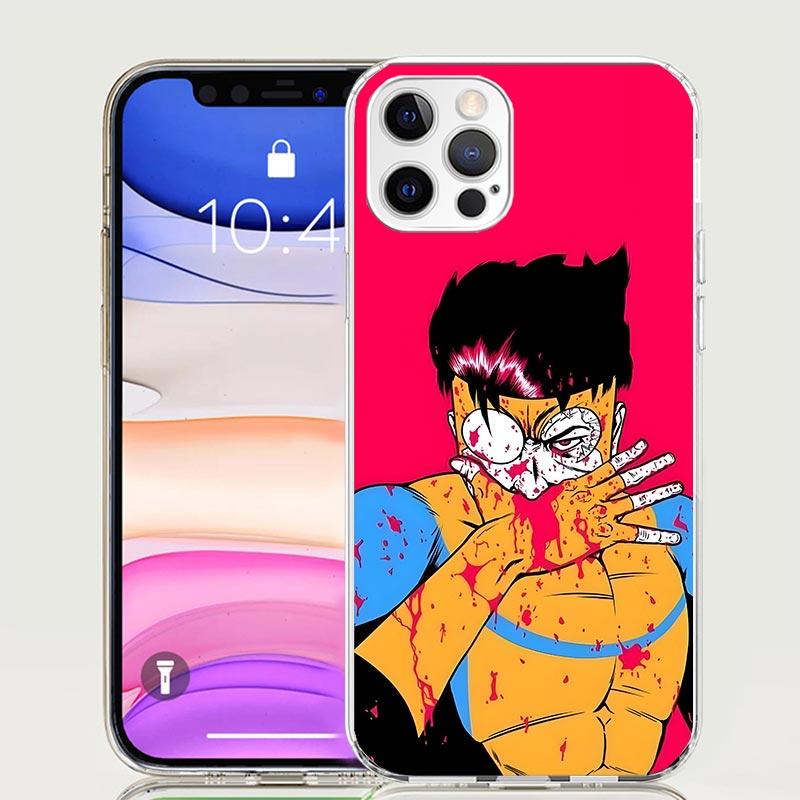Крутой чехол I-Invincible для iPhone 17 Air 16 15 Plus 11 14 Pro Max 13 Mini 12 7 8 + SE Узорное искусство Индивидуальный чехол 17 Air