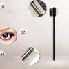 Eyebrow Comb Eyelash Brush Steel Teeth Dual-Comb Extension Brush Metal Comb