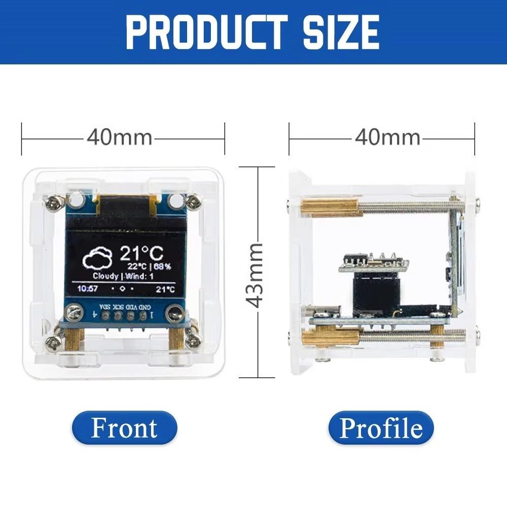 Time Temperature Humidity Digital Clock Kits DIY Clock Soldering Kit Learning Education