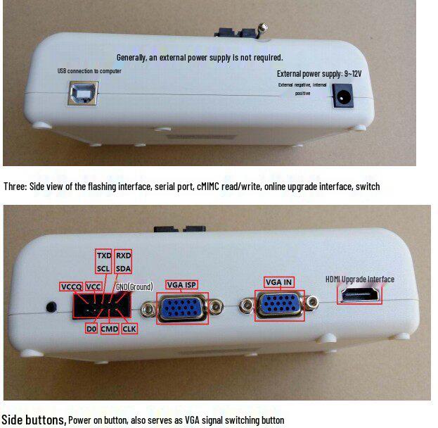 In Stock RT809H High-Speed Programmer with Full Set of Sockets for NOR/NAND/EMMC/EC/MCU/ISP