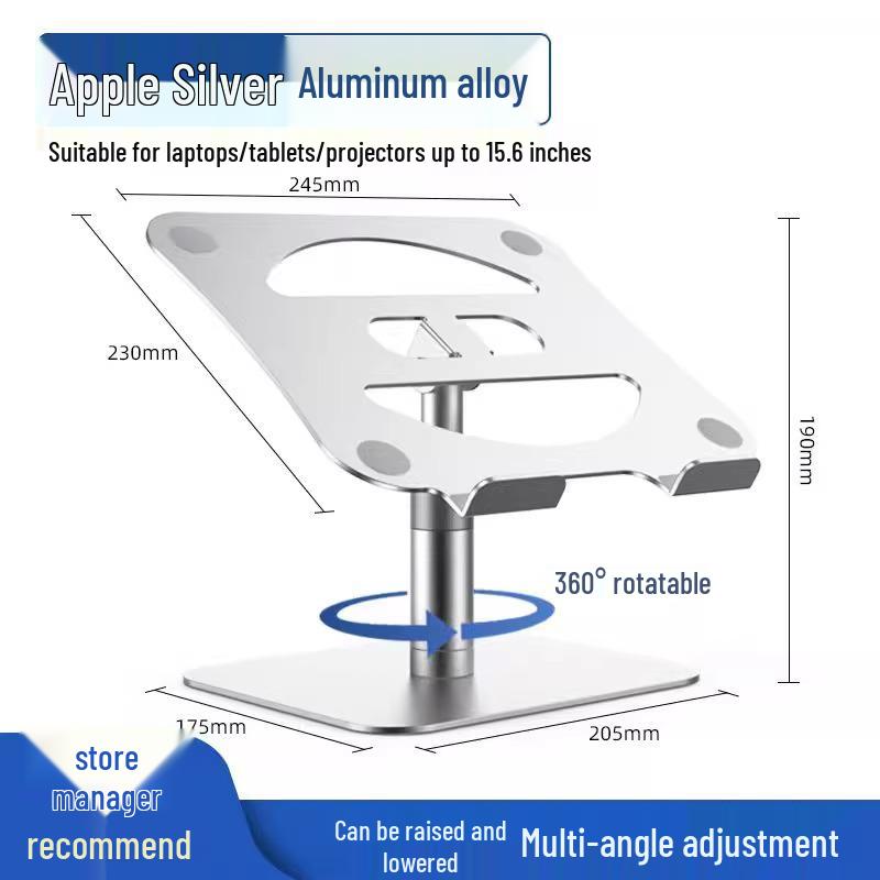 360° Rotatable Adjustable Laptop and Tablet Stand with Cooling Design