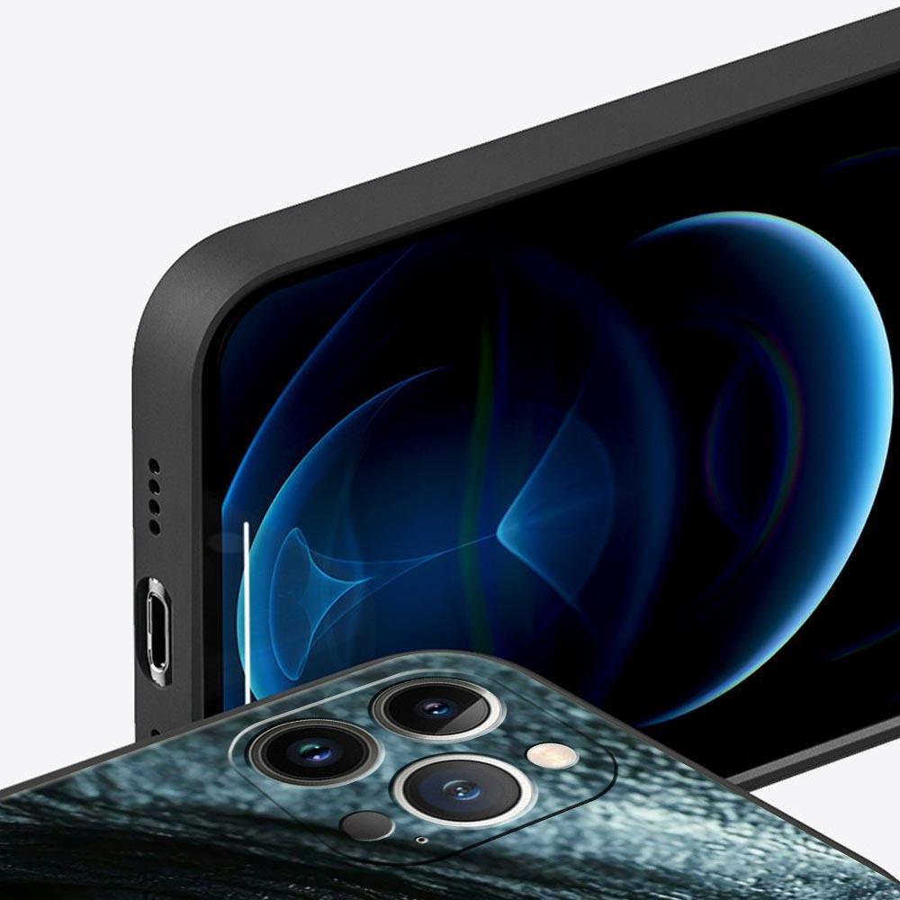 Страшный чехол для телефона с узором «Глаз Дьявола» для iPhone 17 16E 15 16 14 13 12 11 Pro Max 7 8 Plus Мягкая задняя крышка из ТПУ