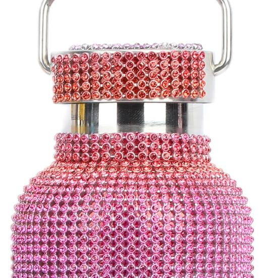 350 мл/500 мл/750 мл Изолированная бутылка, инкрустированная стразами, с термоизоляцией, из нержавеющей стали, детская изолированная чашка для воды