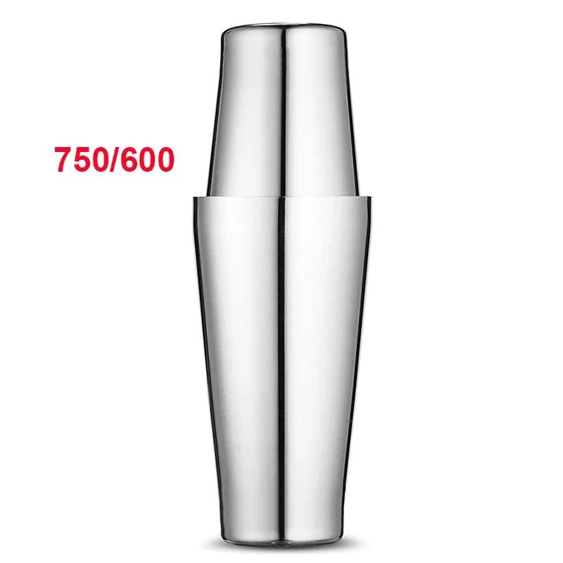 1Pcs Stainless Steel Cocktail Shaker Bartending Tools Bartender Kit Boston Martini Sharker Drink Mixer