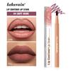 Lakerain Lip Contour Lip Stain - Long-Lasting Waterproof Matte Lip Liner & Stain, High Pigment Transfer-Proof Lip Tint Pen Makeup