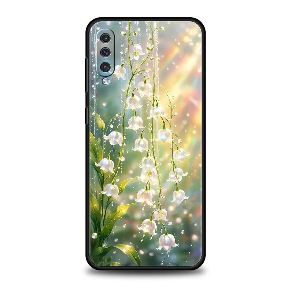 Lily Of The Valley Clear Floral Phone Case for Samsung Galaxy A56 A36 A26 A16 A34 A24 A42 A22 A20 A12 A40 A30 A10 Soft TPU Cover