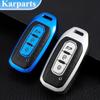 Fashion Leather Car Smart Remote Key Cover Case Bag Shell Holder Fob Keychain for Ford Territory EV Protector Accessories