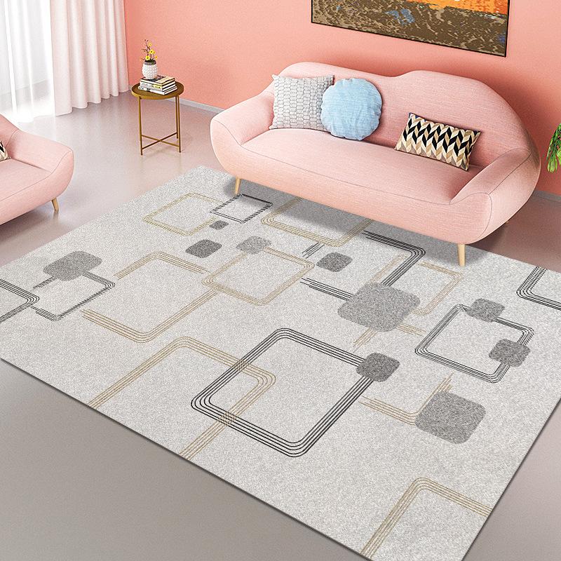 Living Room Nordic Carpet Bedroom Carpet Dirt Resistant Carpet Anti Slip Floor Mat Large-area Floor Mat
