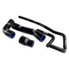 Silicone Radiator Coolant Hose Kit For BMW S1000RR 2019-2023 Black