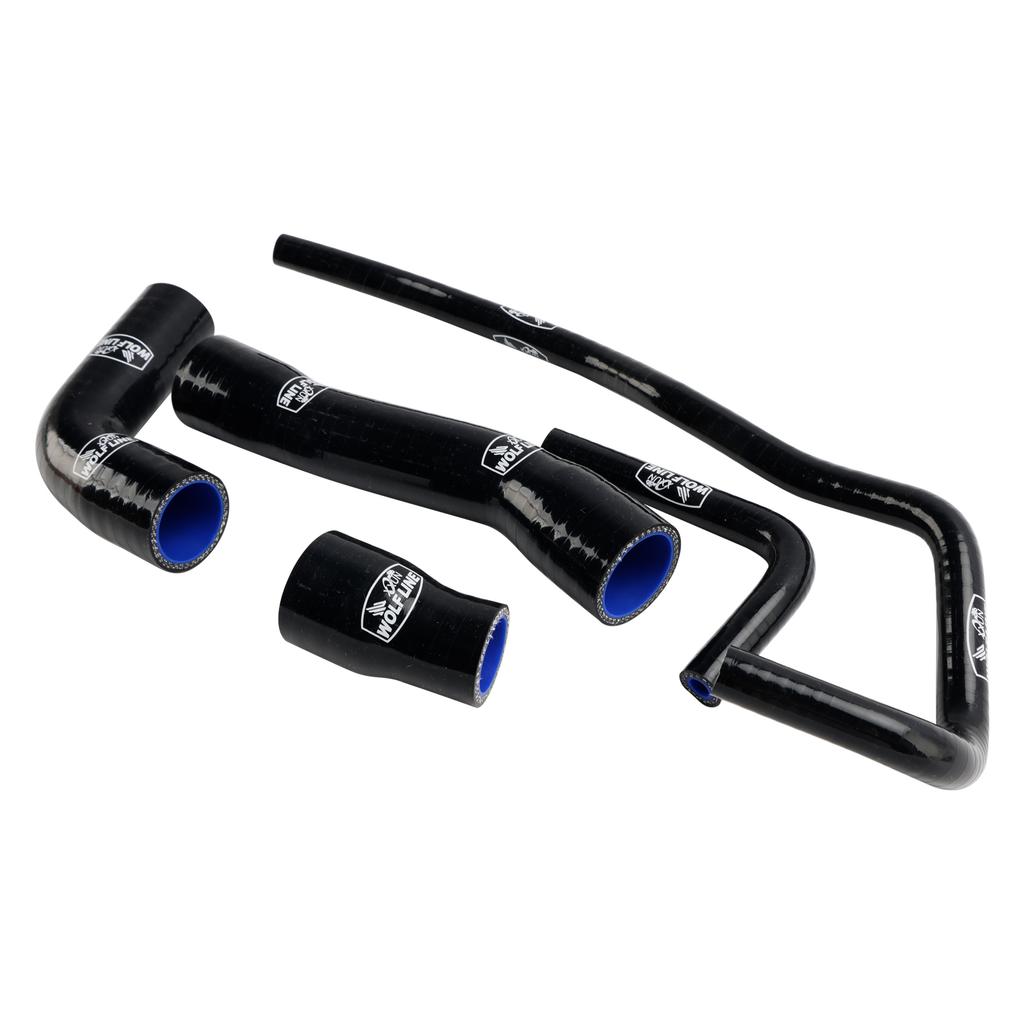 Silicone Radiator Coolant Hose Kit For BMW S1000RR 2019-2023 Black