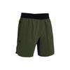 Solid Woven Fitness Training Shorts Men Bottoms Navy-Green 1376782-390
