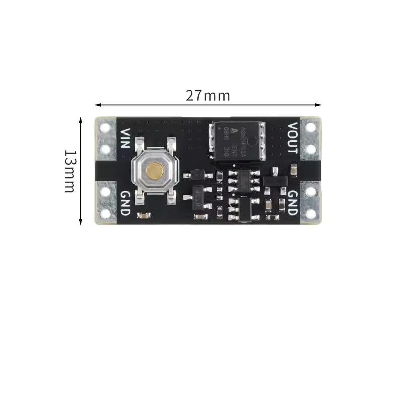 1Pcs 3.5- 5.4V 4.5-26V 300Na 1.3Ua Load 10A Low Power Xl-10Al Xl-10Ah Single Bond Button Bistable Micro One Key Switch Module