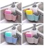 Drain Basket Kitchen Sink Drain Holder Hanging Plastic Storage Rack for Sponge Brush