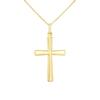 Подвеска - LEA &; АРТУР - Крест с куполом - Желтое золото 375 пробы - Высота 2,5 см - Детские украшения