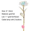 Fake LED Rose Long Lasting for Wedding Beautifying Light Up Imitation Rose Flower Beautiful Eco-Friendly Beautifying