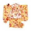 Kimono 3 Years Old Sale Cloth Set Koyuki Hikita Hair Ornament Cloth Kimono Undergarment Zori Drawstring Kids 3 Years Old Yellow Shichi-Go-San