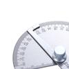 Steel Round Head Caliper Adjustable Protractor Protractor Angle Ruler 180 Degree Protractor