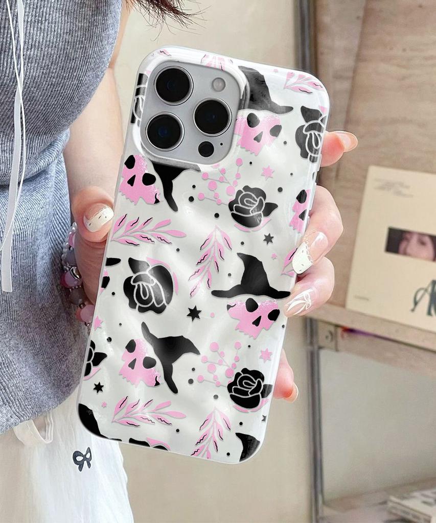 Хэллоуин Мультяшный Чехол-Тыква Для iPhone 17 Air 16 15 14 13 12 11 Pro Max Ударопрочный Мягкий Чехол Fundas