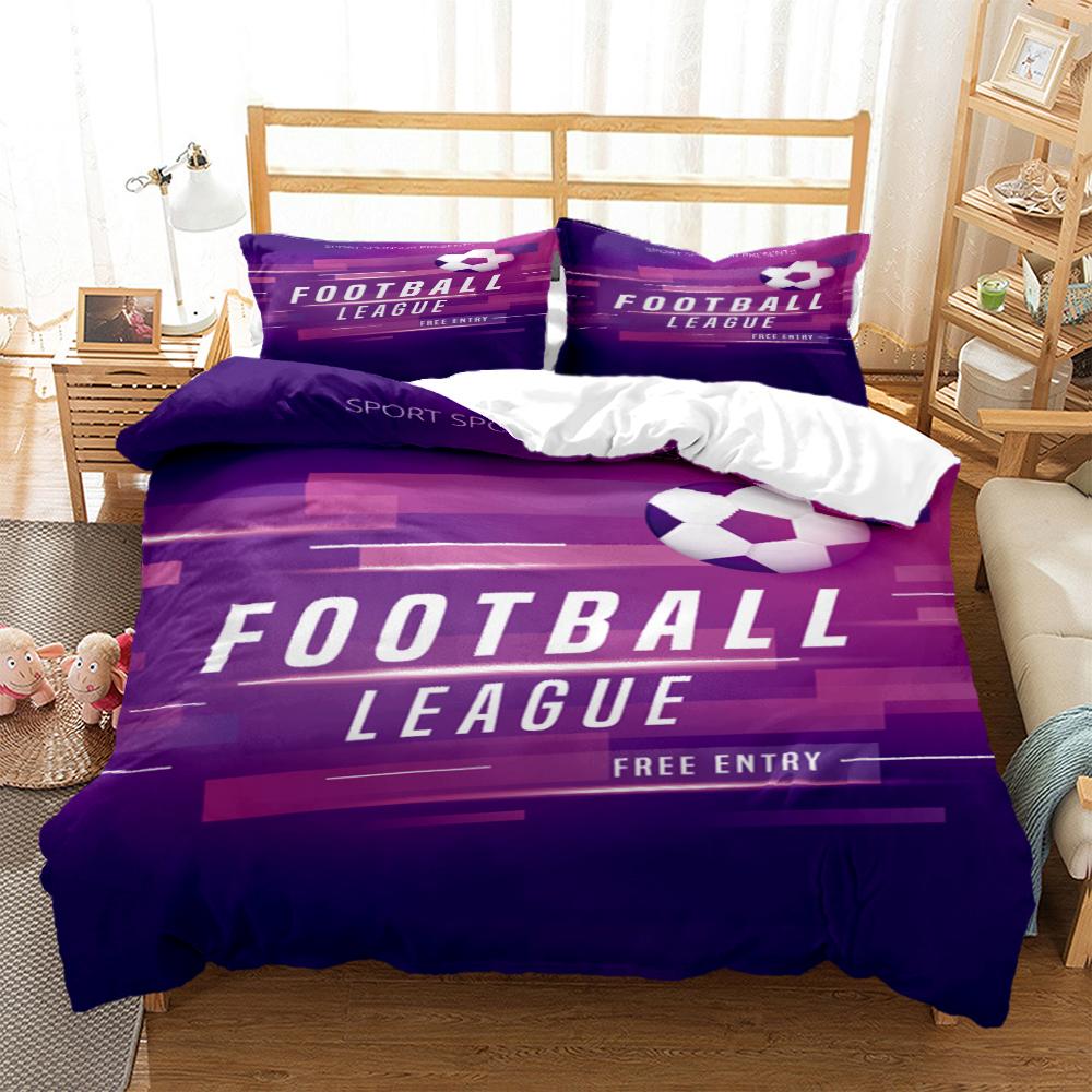Comforter Soccer Digital Print Bedding Sets Child Boys Set For Teens King Size Bedding Set