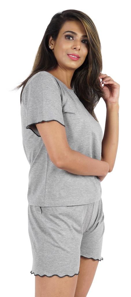 Inkmeso 2 Pcs Sleepwear Sets For Women Short Sleeve T Shirt & Shorts