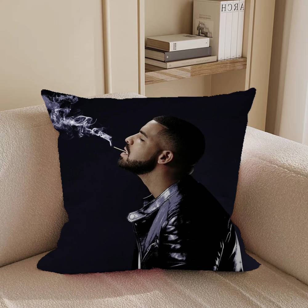 RAPPER Drake Cushion Cover Pillow Cover Decor Pillowcase Printed Cushion Case For Couch