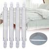 4Pcs Multipurpose Bed Sheet Clip Grippers Fasteners Mattress Holder Clothes Pegs