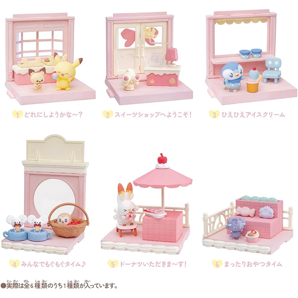 Takara Tomy Pokemon Коллекция PokePeace Дом Магазин Сладостей Набор Игрушек в Коробке