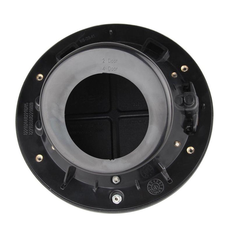 Black Fuel Filler Cover Gas Tank Cap for 07-16 Jeep Wrangler JK 2/4 Door