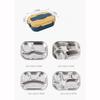 Food Storage Container Dinnerware Stainless Steel Lunch Box Portable Bento Box Food Storage Student