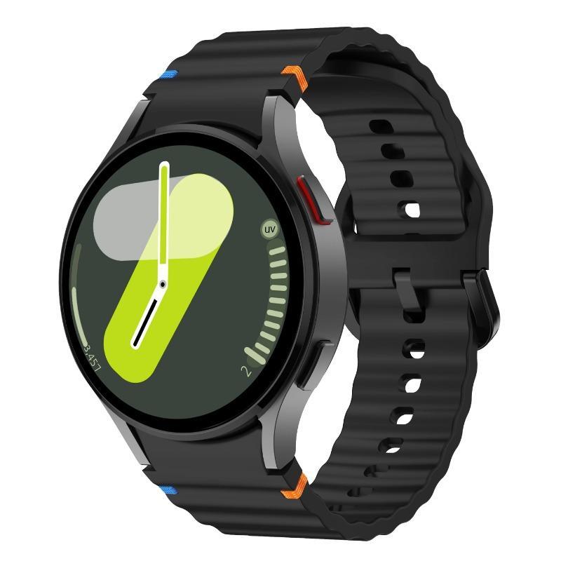 Оригинальный силиконовый ремешок для Samsung Galaxy Watch 7 44 мм 40 мм FE ремень Браслет Galaxy Watch 4 6 Classic 5 pro ремешок 43 мм 47 мм 45 мм