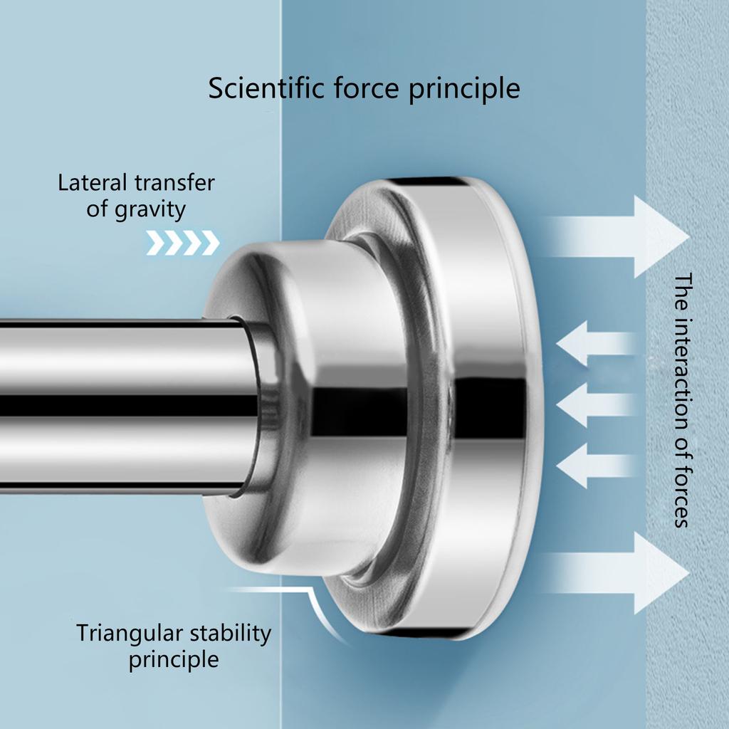 Удобный и простой в установке выдвижной натяжной карниз для штор функциональный и практичный карниз для окна ванной комнаты шкафа