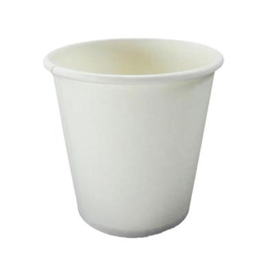 Одноразовые белые бумажные стаканчики
