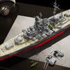 2738pcs World War II German Tirpitz Battleship Model Kit Educational Warship Assembly Toy for Children Gift Puzzle Blocks