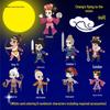 Теневые куклы ручной работы 'Путешествие на Запад': Набор для раскрашивания «Дух Белой Кости» в три такта с фоном для выступления