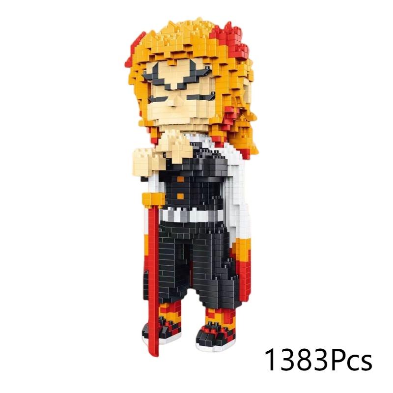 Набор игрушек «Клинок, рассекающий демонов» из алмазных строительных блоков