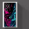 Black Soft Phone Cover Case for Samsung Galaxy S23 Ultra S21 FE S24 Plus S25 Edge S20 Handsome Cool Kakashi