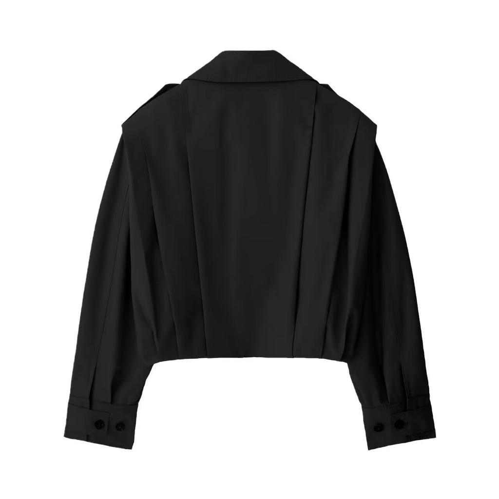 Женская модная куртка с короткими рукавами на пуговицах