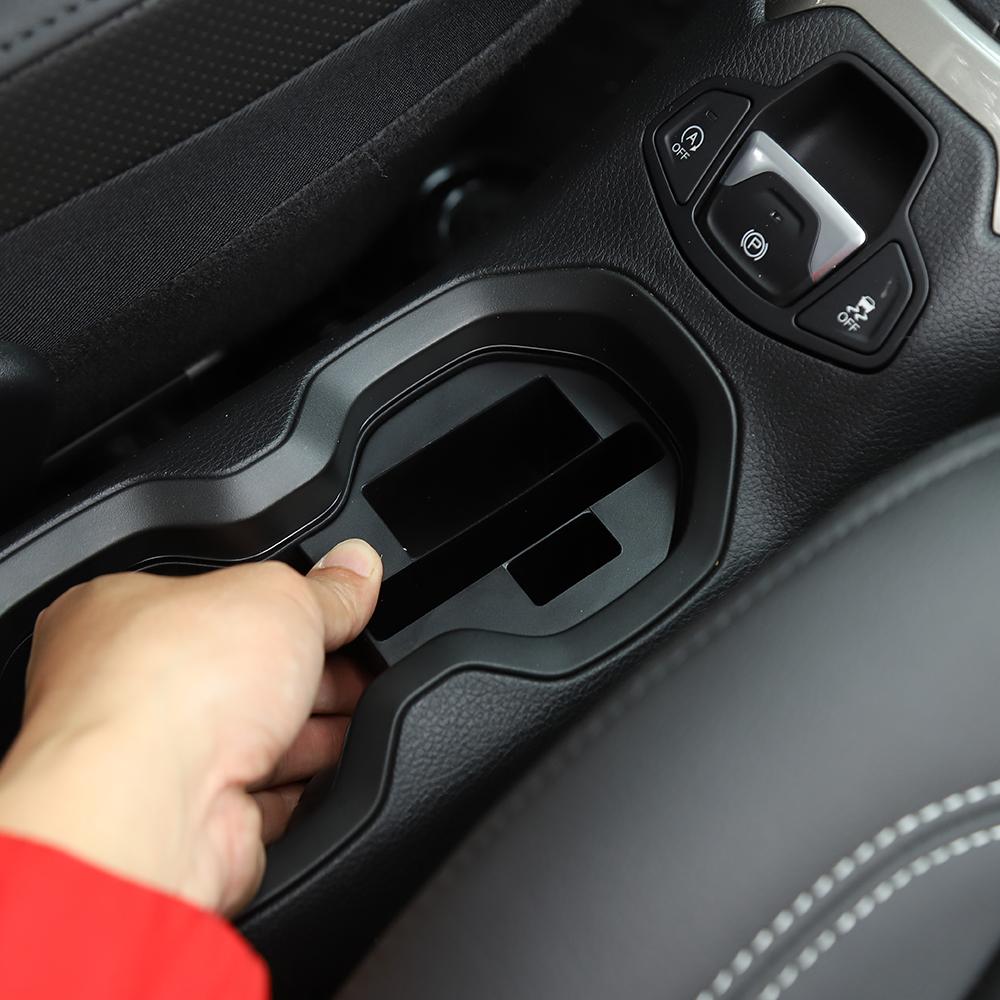 Подстаканник Ящик для хранения Органайзер Контейнер Для Jeep Renegade 2016 и новее Аксессуары для интерьера автомобиля