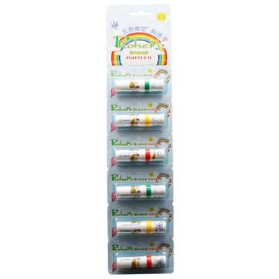 PHOHERB Травяной ингалятор 2 мл. х 6 шт. - Сделано в Таиланде