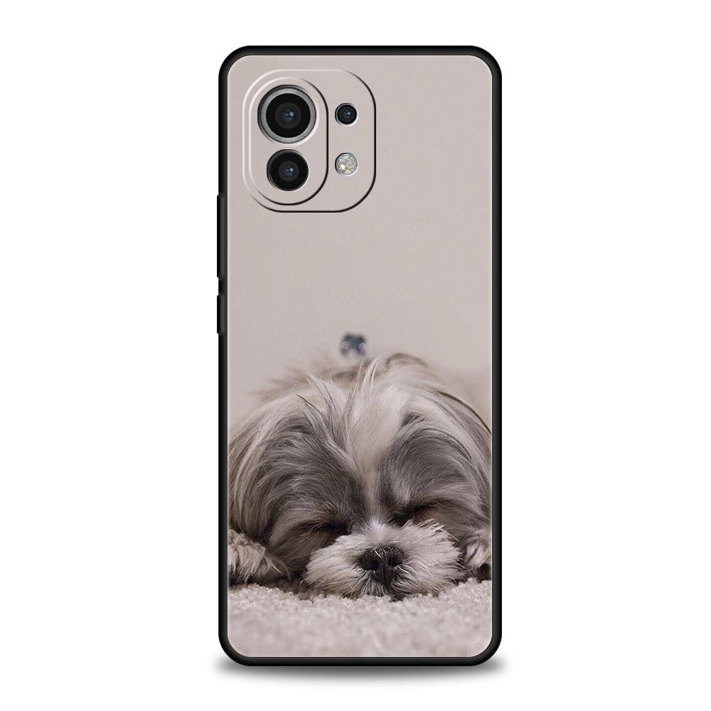 Чехол для телефона для Xiaomi Mi 15 14 13 12 11 Lite 14T 13T 12T 11T Pro Poco X7 X6 X5 X3 Pro F6 F5 F4 Обложка Картина Ши-тцу Милый