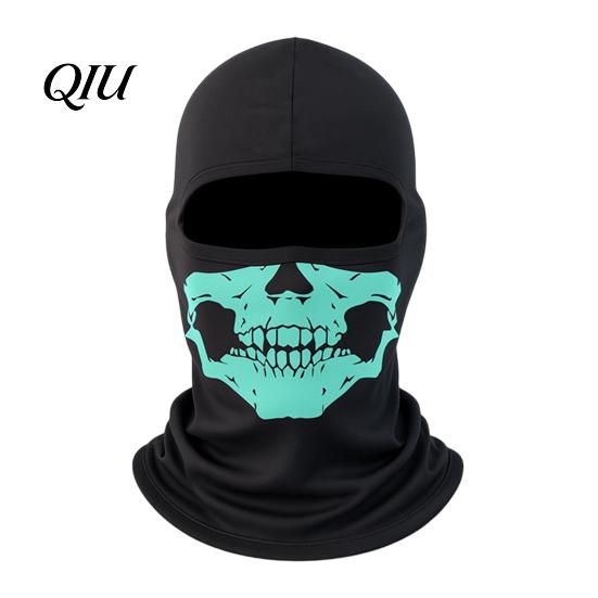 Full Coverage Mask Skull Neck Gaiter Balaclava, UV Protection Face Mask, Breathable Balaclava Ice Silk Guard for Outdoor Cycling Motorcycle