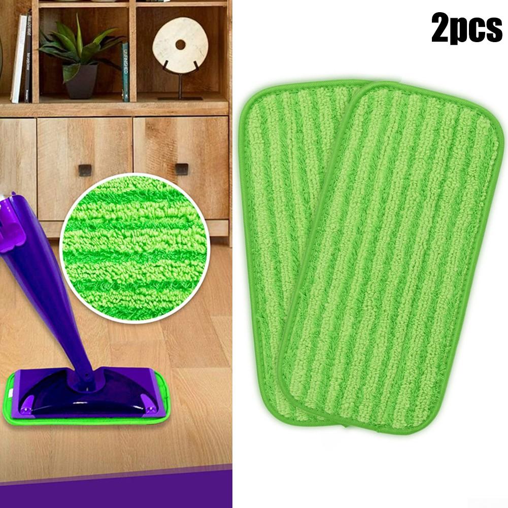 Mop Pads Mop Refills Office Reusable 12 Inch 2 Pcs