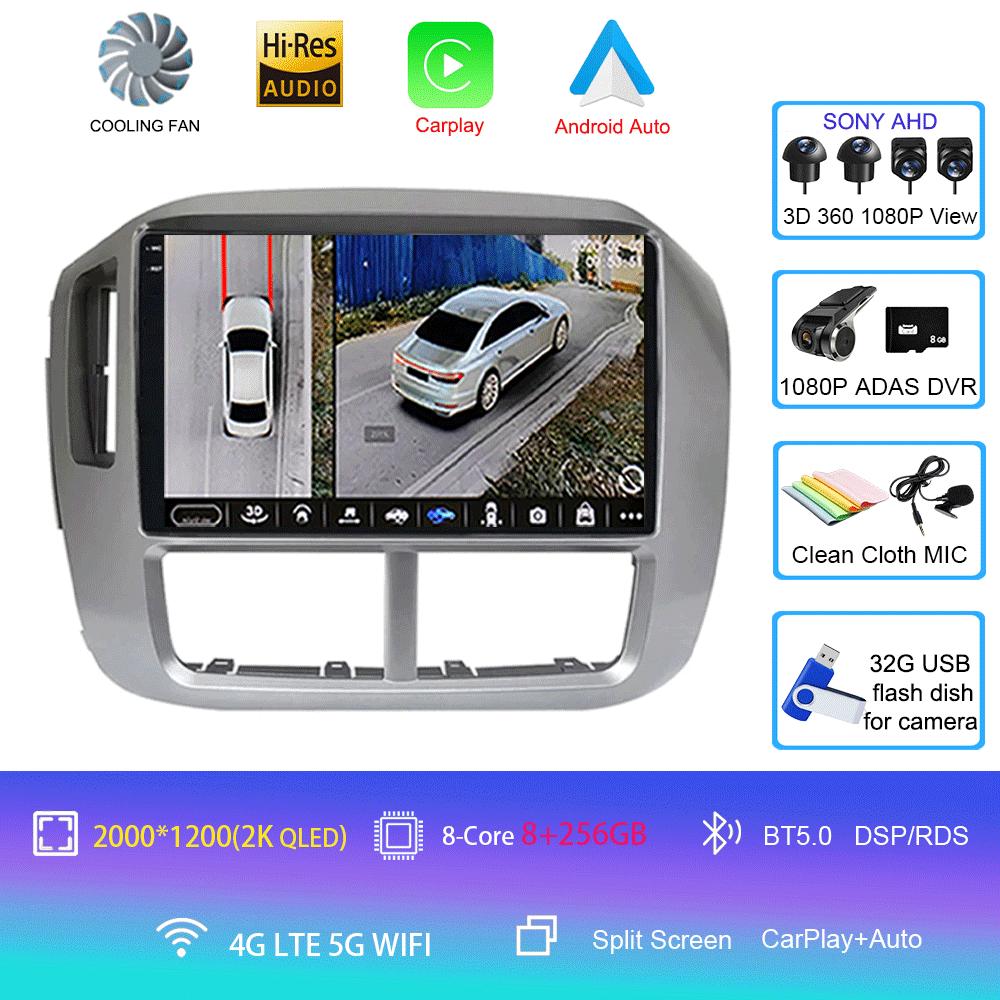 Android 14 Carplay Auto WIFI+4G Для Honda Pilot 2006 2007 2008 Автомагнитола GPS Стерео Мультимедийный Видеоплеер 2din Головное Устройство Аудио