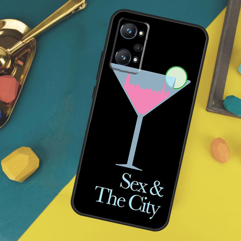 Sex and the City Case For Realme C53 C55 C67 C61 C75 C51 C21Y C25S GT 6 6T 5 GT7 Pro 10 11 12 13 14 Pro Plus
