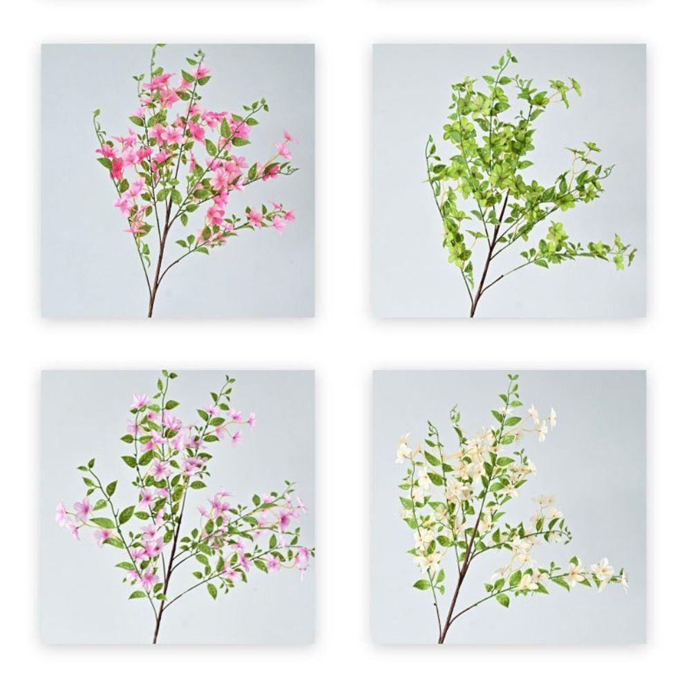 Long Stems Artificial Lilac Flower Vibrant Fake Flowers Artificial Flower Bouquets  Wedding Party