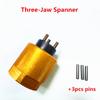Three Pins Disassembling Tool Three-Jaw Spanners,for Denso Common Rail Injectors,Injector Installation Repair Kit